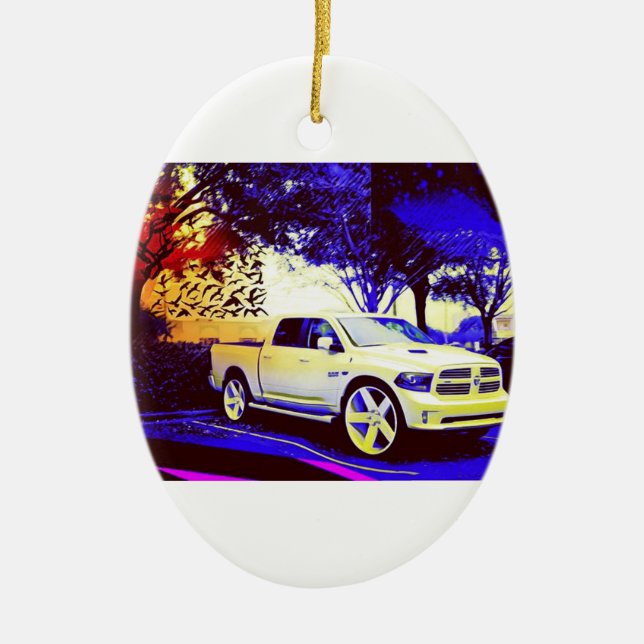 MID-KNIGHT TRUCK STOP CERAMIC ORNAMENT (Front)