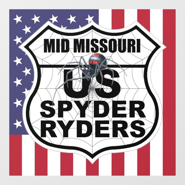 Mid Missouri Chapter - Decal Flag & Logo (Sheet)