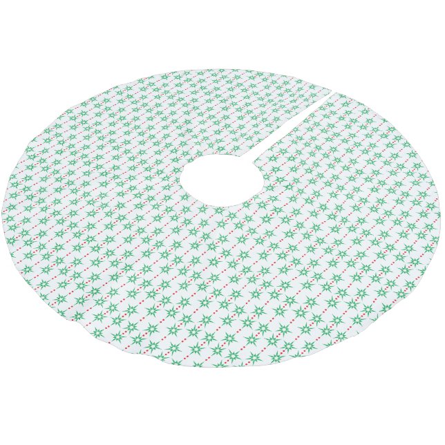 Mid Mod Garland Tree Skirt (Angled)