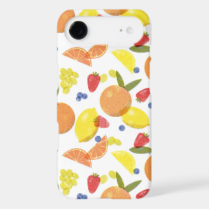 Mid Mod Grungy Risograph Farmers Market Fruit
