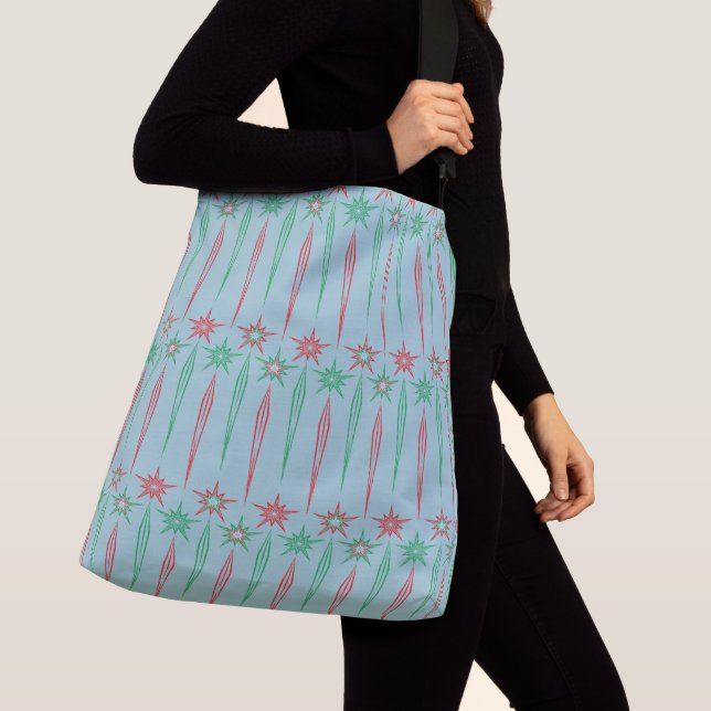 Mid Mod Icicles Crossbody Bag (2 Sizes) (Close Up)