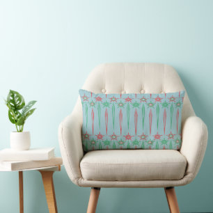 Mid Mod Icicles Lumbar Pillow