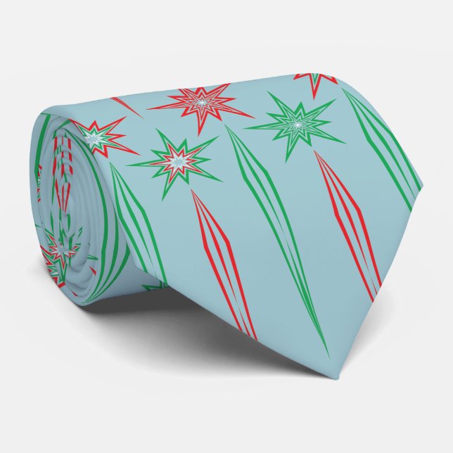 Mid Mod Icicles Neck Tie (Rolled)