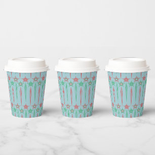 Mid Mod Icicles Paper Cups
