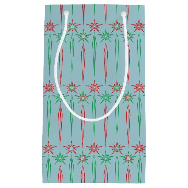 Mid Mod Icicles Petit sac cadeau (Devant)