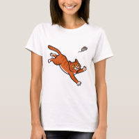 Mid-Pounce Ginger Cat Pop Art