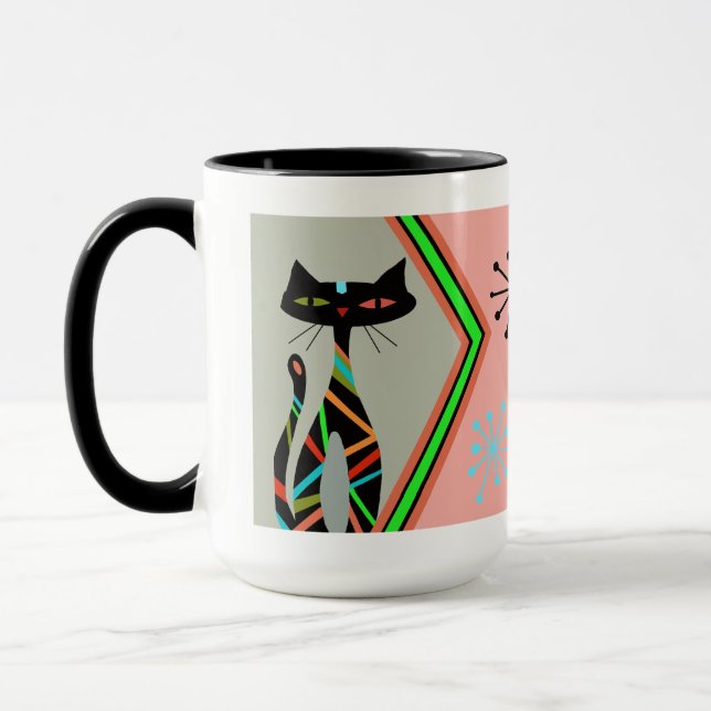 Mid siècle moderne tasse café café cadeau cuisine (Gauche)
