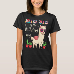 Mid Sis Of The Birthday Boy LLama Bday Party Celeb T-Shirt
