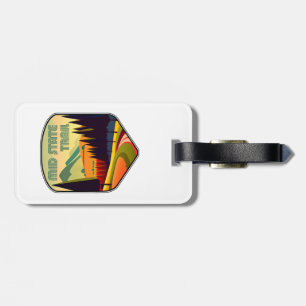 Mid State Trail Pennsylvania Colours Luggage Tag