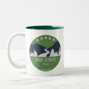 Mid State Trail Pennsylvania Two-Tone Coffee Mug