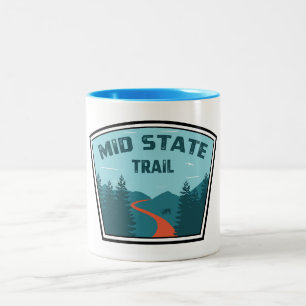 Mid State Trail Pennsylvania Two-Tone Coffee Mug