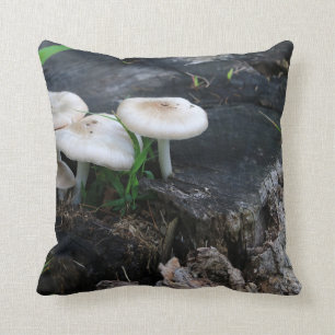 Mid Summers Fungi Throw Pillow