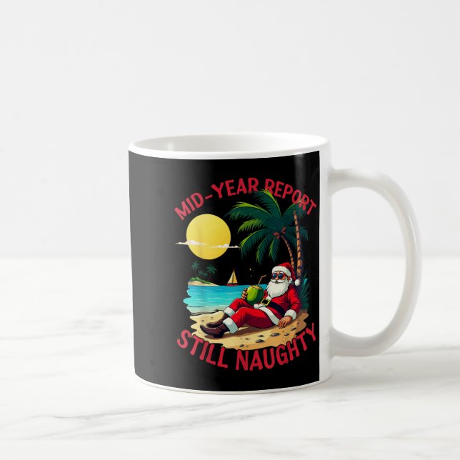 Mid Year Rert Still Naughty Funny Christmas In Jul Coffee Mug (Right)
