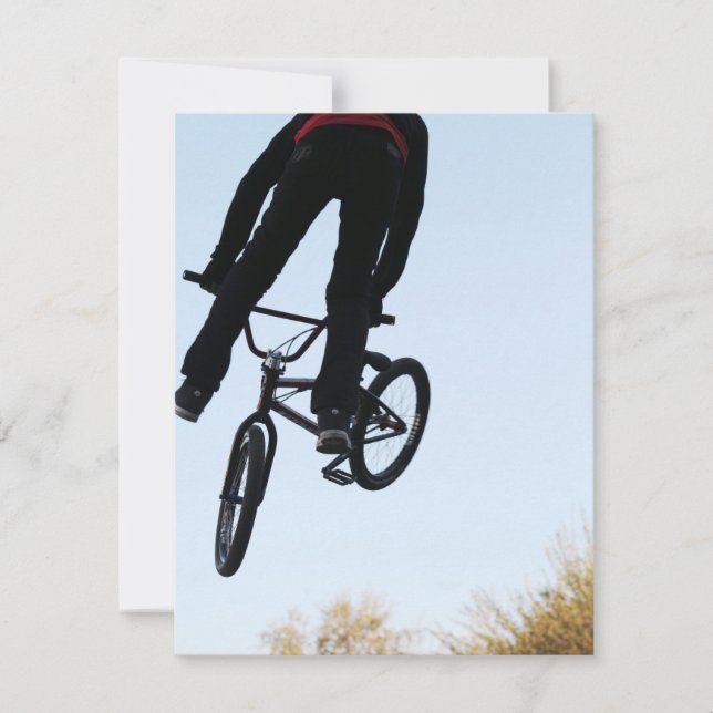 Midair BMX Jump Silhouette (Front)