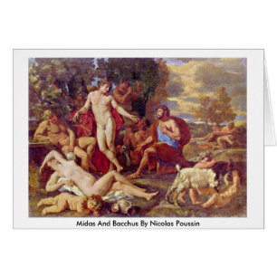 Midas And Bacchus By Nicolas Poussin