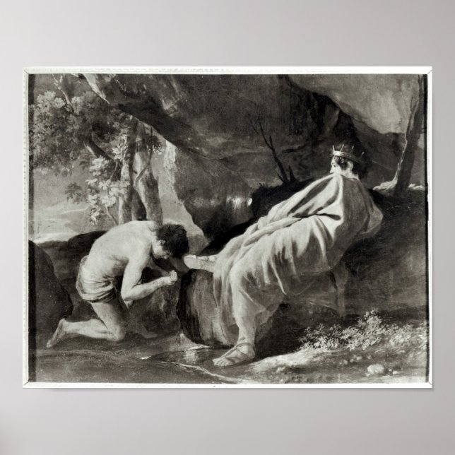 Midas at the source of the River Pactolus Poster (Front)