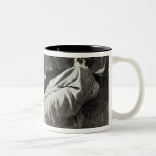 Midas at the source of the River Pactolus Two-Tone Coffee Mug