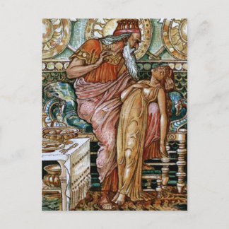 Midas' Daughter Turned To Gold Postcard