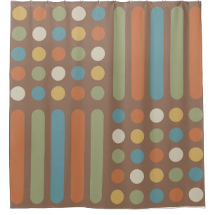 Midcentury Circles Lines Multicolored 2