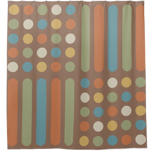 Midcentury Circles Lines Multicolored 2 (Front)