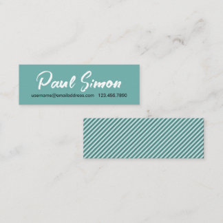 MidCentury Handwritten Look Calling Card