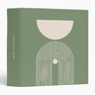 Midcentury Minimal Arch Balance II Binder