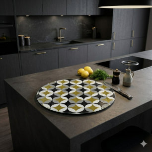 Midcentury Mod – Glass Cutting Board