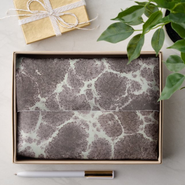 MidCentury MOD Rock Giraffe Elegant Beige Pattern Tissue Paper (Gift)