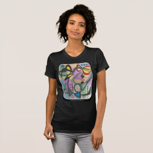 'MidCentury Mod Spider Song' painting on a T-Shirt