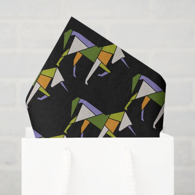 MidCentury Modern Abstract Unicorn Tangram Animal Tissue Paper (Gift Bag)