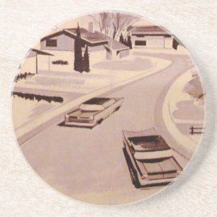 Midcentury Modern Architecture Coaster