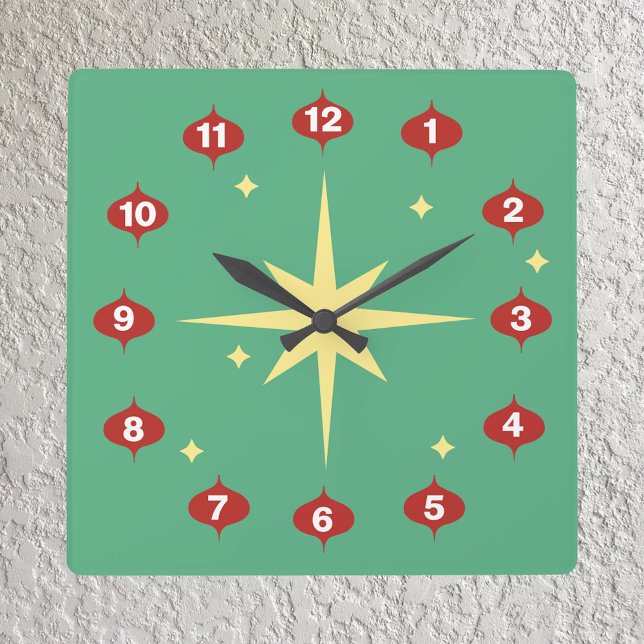 Midcentury Modern Christmas Clock (Creator Uploaded)