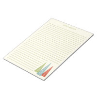 Midcentury Modern Christmas Trees Lined Stationery