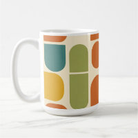 Midcentury Modern Organic Shapes Pattern