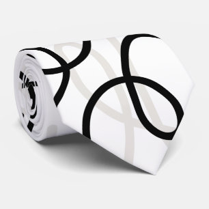 Midcentury Modern swirls abstract elegant MOD Tie