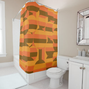 midcentury retro groovy 70s geometric art