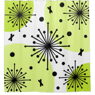 Midcentury Sputnik Starbursts Chartreuse