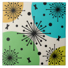 Midcentury Sputnik Starbursts Multicolored