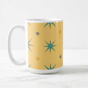 Midcentury Starburst Seamless Pattern Coffee Mug