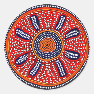 Midden Classic Round Sticker