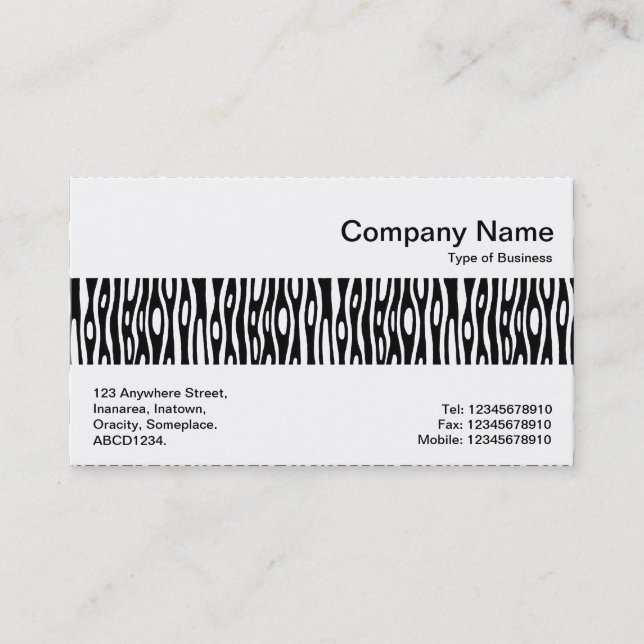 Middle Band - Abstract 280314 Business Card (Front)