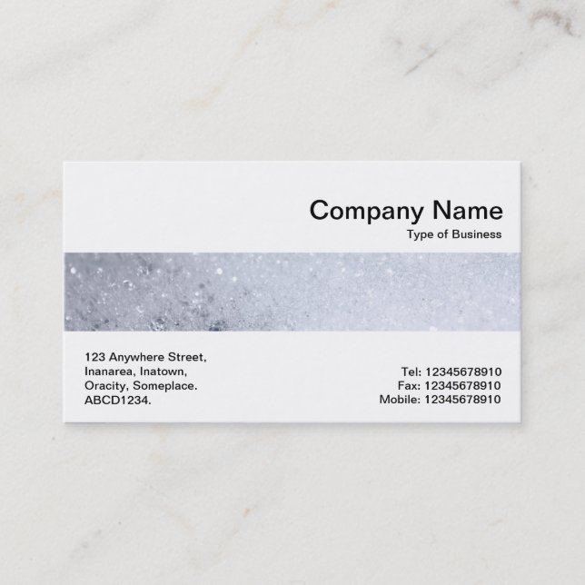 Middle Band - Soap Bubbles Business Card (Front)