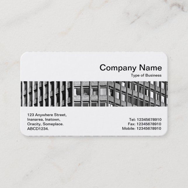 Middle Band - Spiral - Office Block Business Card (Front)