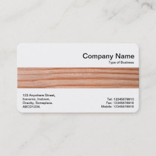 Middle Band - Wood 01 Business Card
