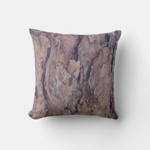 Middle Brown Symphony Throw Pillow