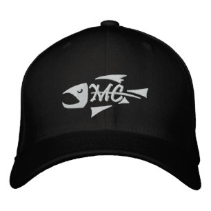 Middle Creek Fish Skeleton Embroidered Hat
