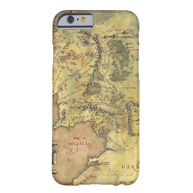 MIDDLE EARTH™ #2 Map Case-Mate iPhone Case (Back)