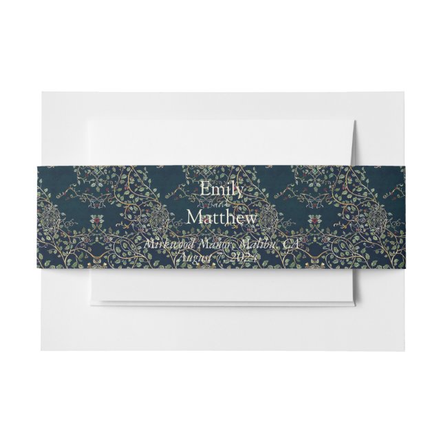Middle-earth Majesty Invitation Belly Band (Front Example)