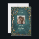 Middle-earth Majesty Wedding Save The Date<br><div class="desc">Immerse yourself in the enchanting world of Middle-earth with our Middle-earth Majesty wedding stationery collection. From Elvish-inspired invitations to Dwarven-inspired RSVP cards, our collection features intricate designs and fantasy elements that will transport you and your guests to a realm of magic and adventure. Whether you're planning a grand celebration or...</div>