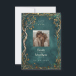 Middle-earth Majesty Wedding Save The Date<br><div class="desc">Immerse yourself in the enchanting world of Middle-earth with our Middle-earth Majesty wedding stationery collection. From Elvish-inspired invitations to Dwarven-inspired RSVP cards, our collection features intricate designs and fantasy elements that will transport you and your guests to a realm of magic and adventure. Whether you're planning a grand celebration or...</div>